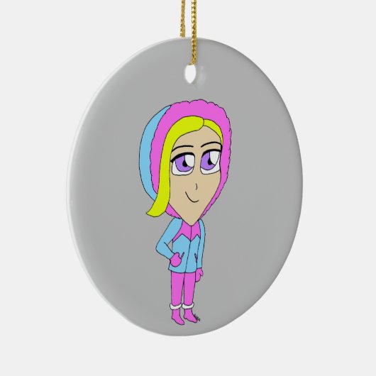 Chibi Keramik Ornament (Rechts)