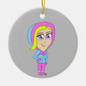 Chibi Keramik Ornament (Vorne)