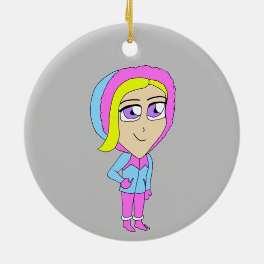 Chibi Keramik Ornament (Hinten)