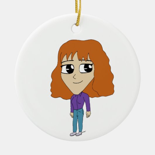 Chibi Keramik Ornament (Vorne)