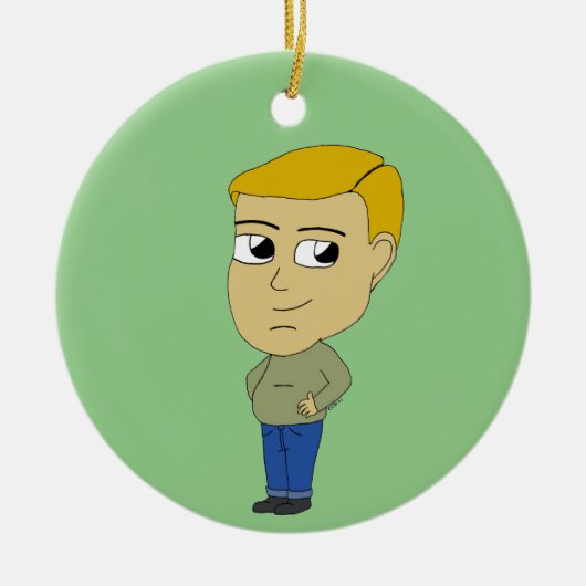 Chibi Keramik Ornament (Vorne)
