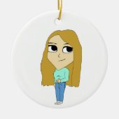 Chibi Keramik Ornament (Vorne)