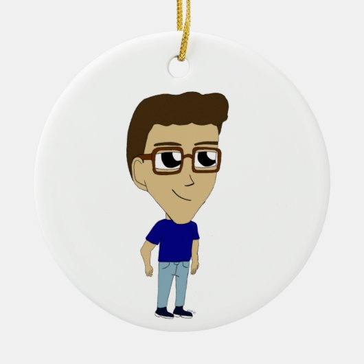 Chibi Keramik Ornament (Vorne)