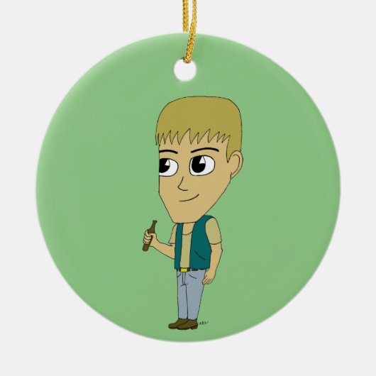 Chibi Keramik Ornament (Vorne)