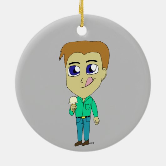 Chibi Keramik Ornament (Hinten)