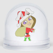 Chibi-Keramik Schneekugeln (Vorderseite)