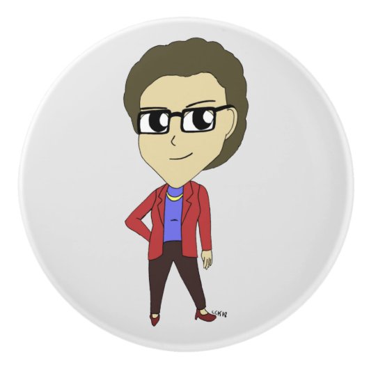 Chibi Keramikknauf (Vorderseite)