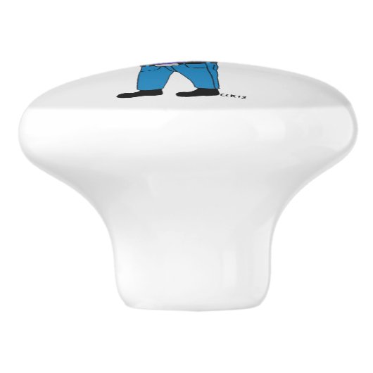 Chibi Keramikknauf (Seitenansicht)