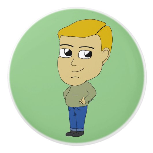 Chibi Keramikknauf (Vorderseite)