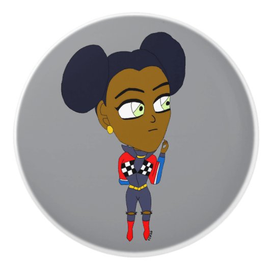 Chibi Keramikknauf (Vorderseite)