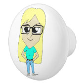 Chibi Keramikknauf (Rechts)