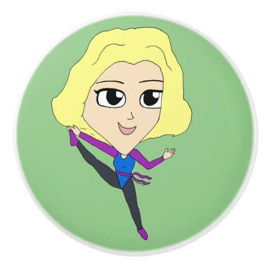 Chibi Keramikknauf (Vorderseite)