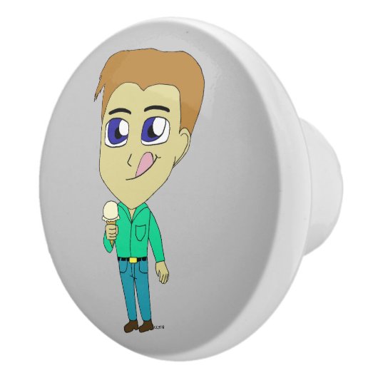 Chibi Keramikknauf (Rechts)