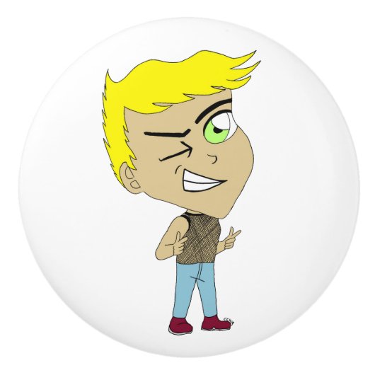 Chibi Keramikknauf (Vorderseite)