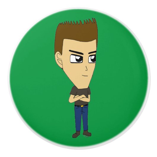 Chibi Keramikknauf (Vorderseite)