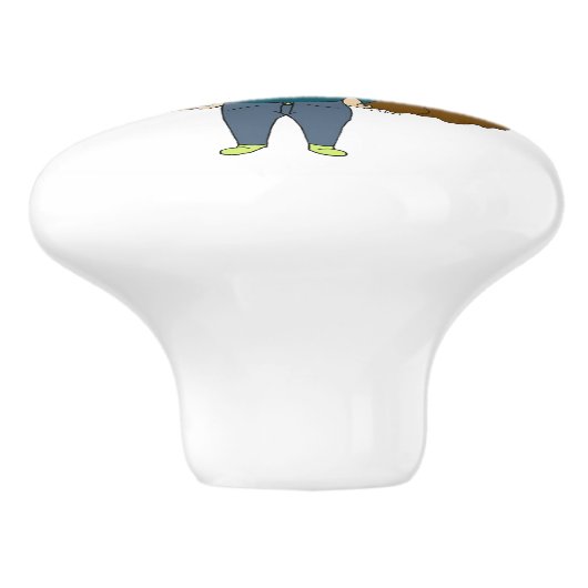 Chibi Keramikknauf (Seitenansicht)