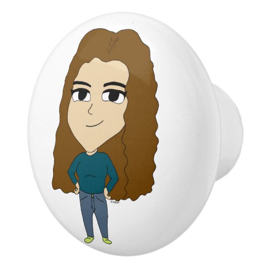 Chibi Keramikknauf (Rechts)