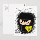 Chibi Kitty Postkarte (Vorne/Hinten)