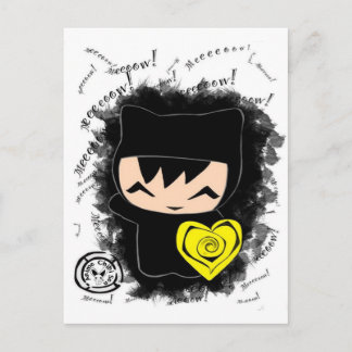 Chibi Kitty Postkarte