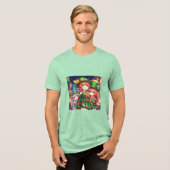 Chibi Kobolde Tri-Blend Shirt (Vorderseite voll)