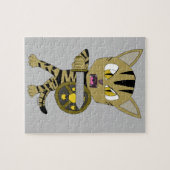 Chibi-Kriegerkatze Puzzle (Horizontal)