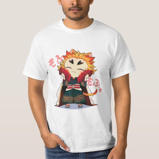 Chibi kyojuro rengoku cool T-Shirt (Vorderseite)
