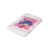 Chibi Ladybug in Paris Badematte (Schrägansicht)