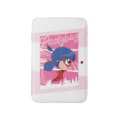 Chibi Ladybug in Paris Badematte (Vorderseite Vertikal)