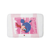 Chibi Ladybug in Paris Badematte (Vorderseite)