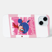 Chibi Ladybug in Paris Case-Mate iPhone Hülle (Rückseite (Horizontal))
