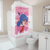 Chibi Ladybug in Paris Duschvorhang (Beispiel)