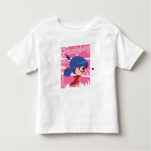 Chibi Ladybug in Paris Kleinkind T-shirt
