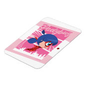 Chibi Ladybug in Paris Magnet (Linke Seite)