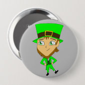 Chibi leprechaun button (Vorne & Hinten)