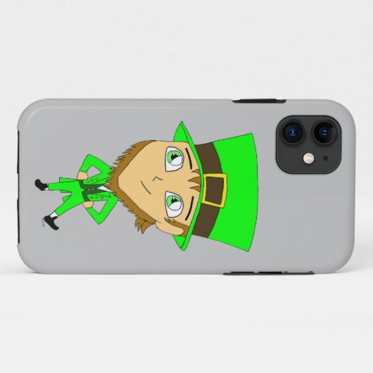 Chibi leprechaun Case-Mate iPhone hülle (Rückseite (Horizontal))