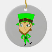 Chibi leprechaun keramik ornament (Vorne)