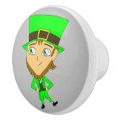 Chibi leprechaun keramikknauf (Rechts)