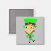 Chibi leprechaun magnet (Vorderseite/Rückseite)