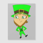 Chibi leprechaun magnetkarte (Vorderseite)
