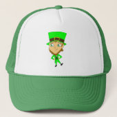 chibi   leprechaun  truckerkappe (Vorderseite)
