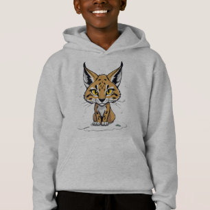 Chibi-Luchs im Schnee Hoodie