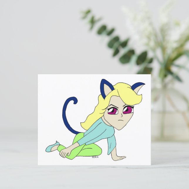 Chibi-Mädchen (Stehend Vorderseite)