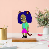 Chibi-Mädchen Acrylschild (Hochzeit)