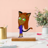 Chibi-Mädchen Acrylschild (Hochzeit)