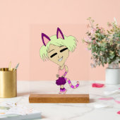 Chibi-Mädchen Acrylschild (Hochzeit)