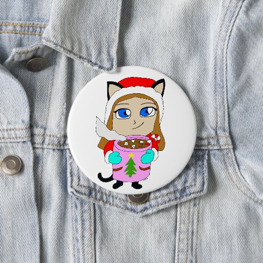 Chibi-Mädchen Button (Beispiel)
