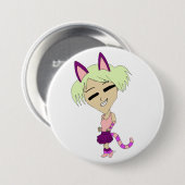 Chibi-Mädchen Button (Vorne & Hinten)