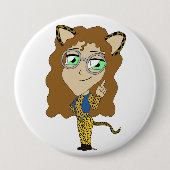 Chibi-Mädchen Button (Vorderseite)