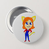 Chibi-Mädchen Button (Vorne & Hinten)
