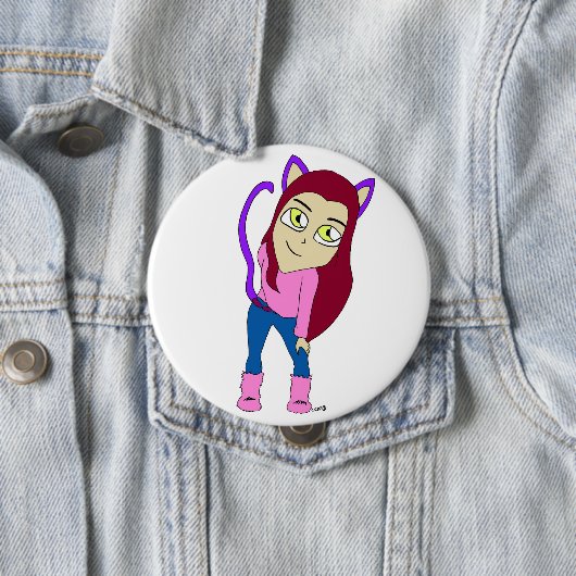 Chibi-Mädchen Button (Beispiel)